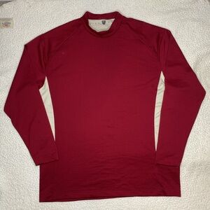 Nike Golf Crimson Textured Crew Neck Sweatshirt: Size Extra Large